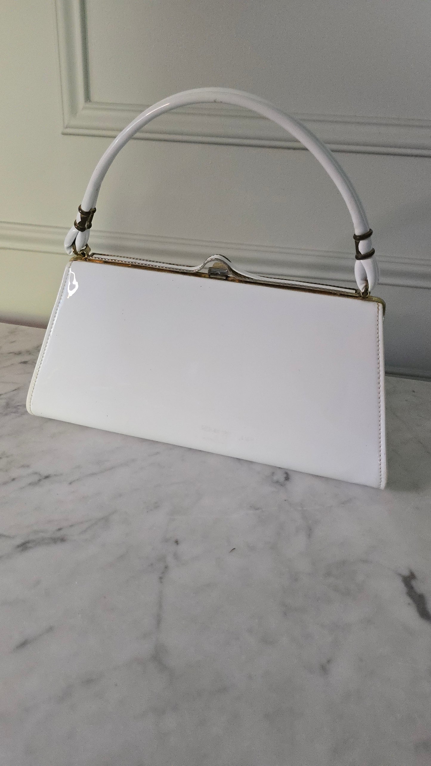 Vintage White Handbag