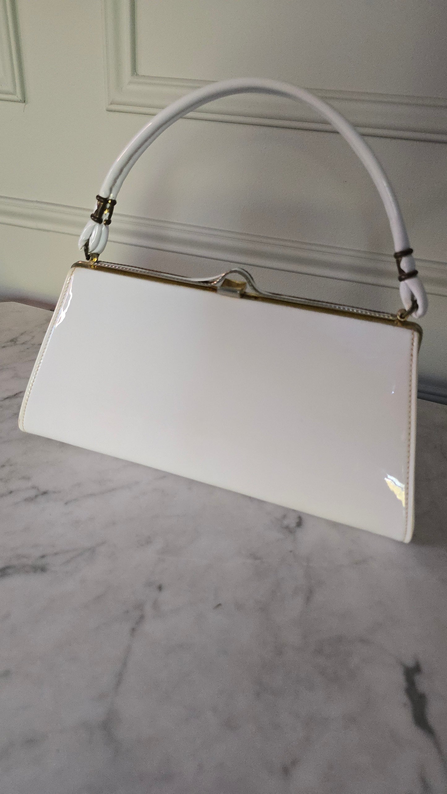 Vintage White Handbag