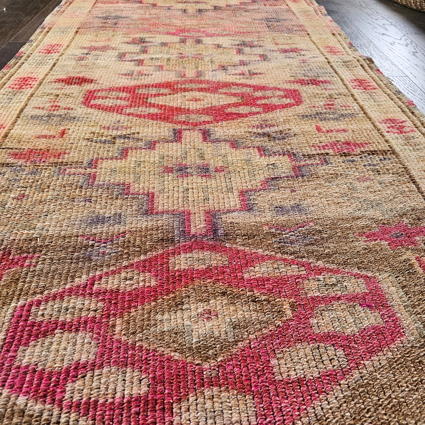 Oushak Handmade Rug Runner - 3' x 9'