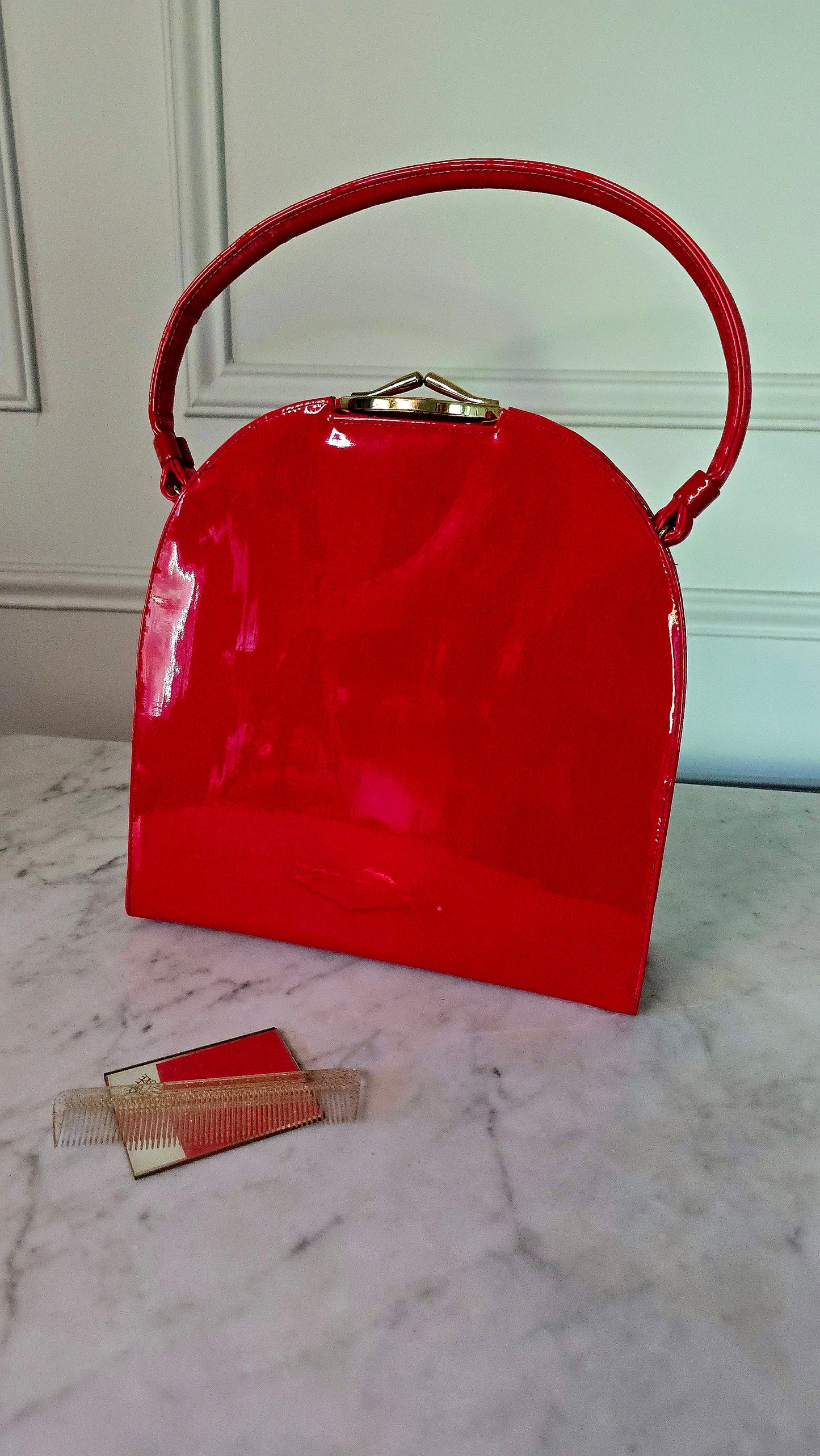 Vintage Red Handbag